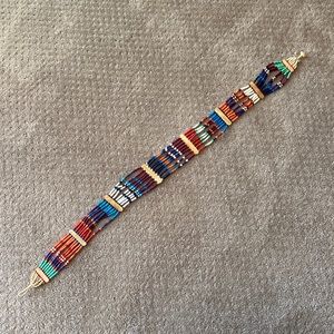 Ladies Colorful Beaded Belt. 30”